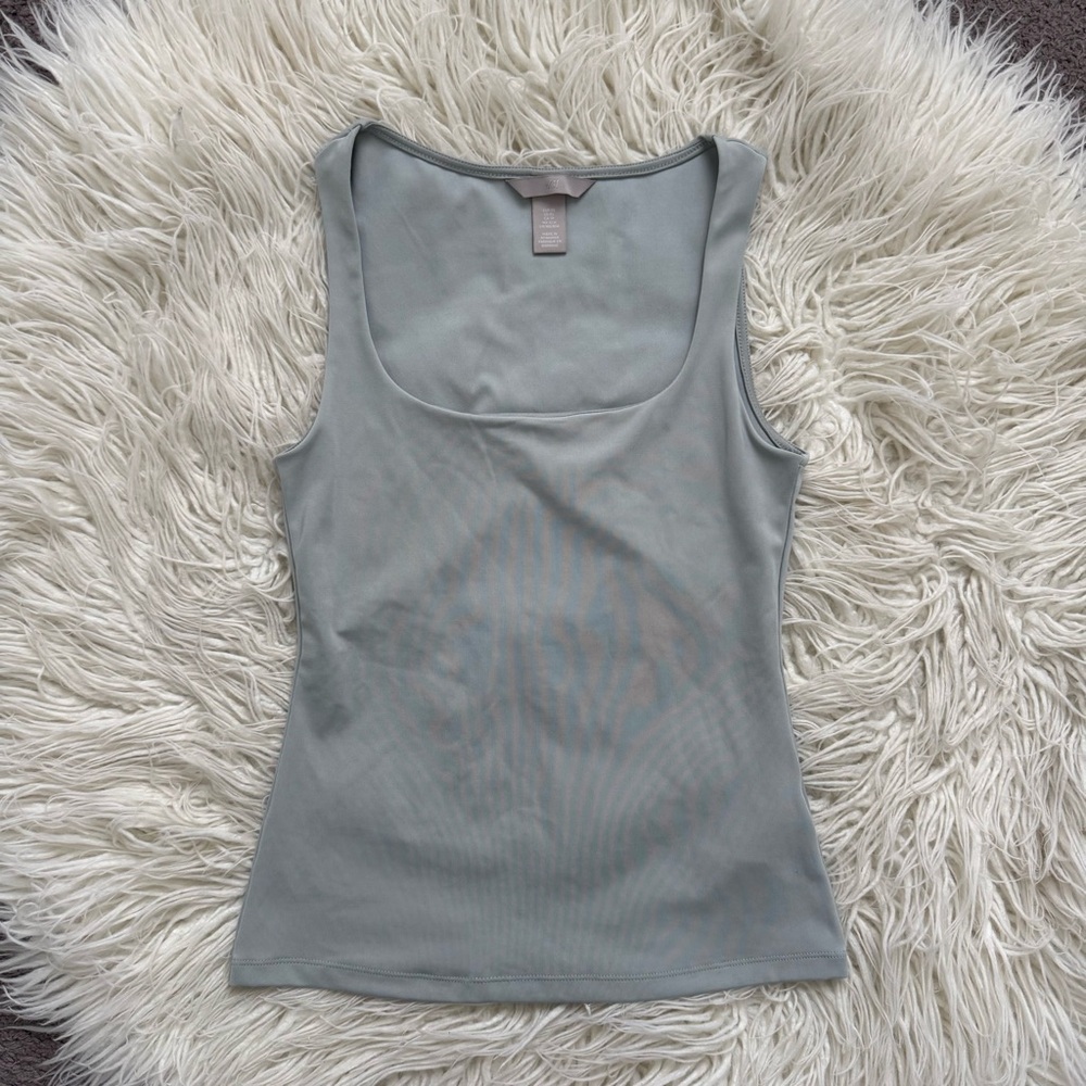 H&M Light Blue Gray Tank Top